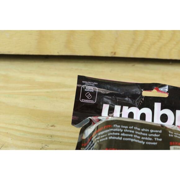 New Umbro GT Shin Guard Medium Youth Blue Green Protective Gear - Picture 3 of 4